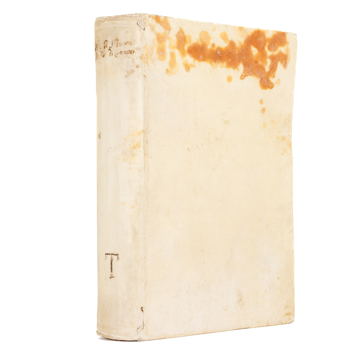 <center> Life of St. Thomas <p> Giovanni Battista Cola <br><i> Original VELLUM Binding </i><br> 1696 </center>