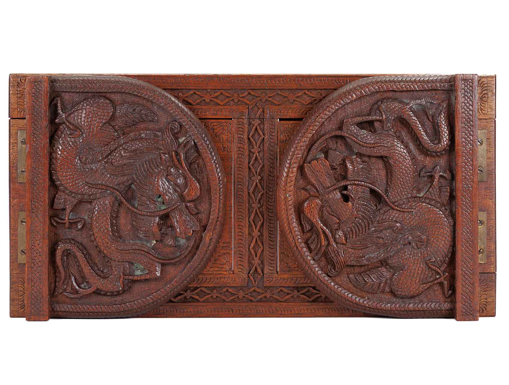 <center> ANTIQUE BOOK SLIDE <br><i>Ornately Carved </i></center>