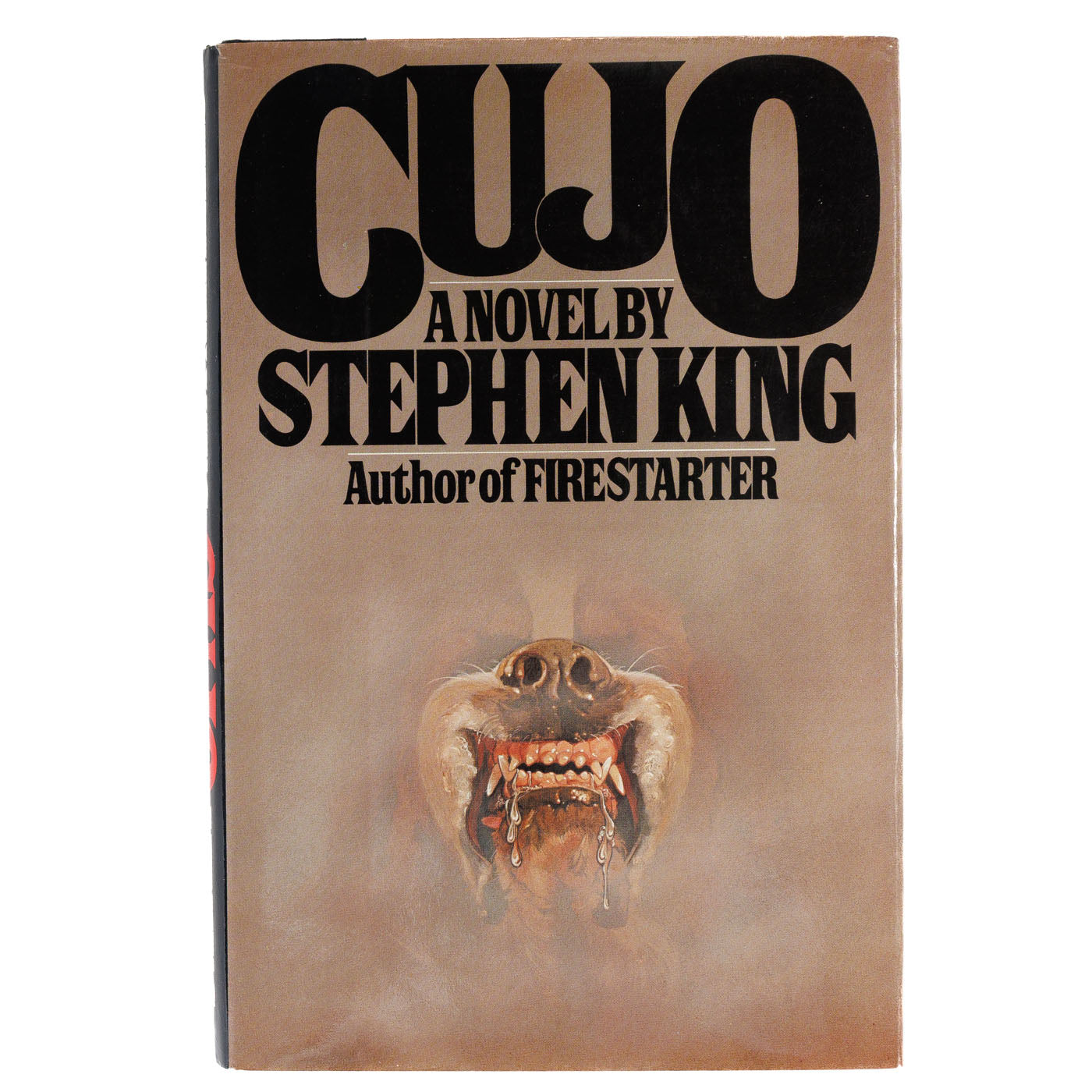 <center> Stephen King <br><i> CUJO </i><br> First 1st Edition in DJ <br> 1981 </center>