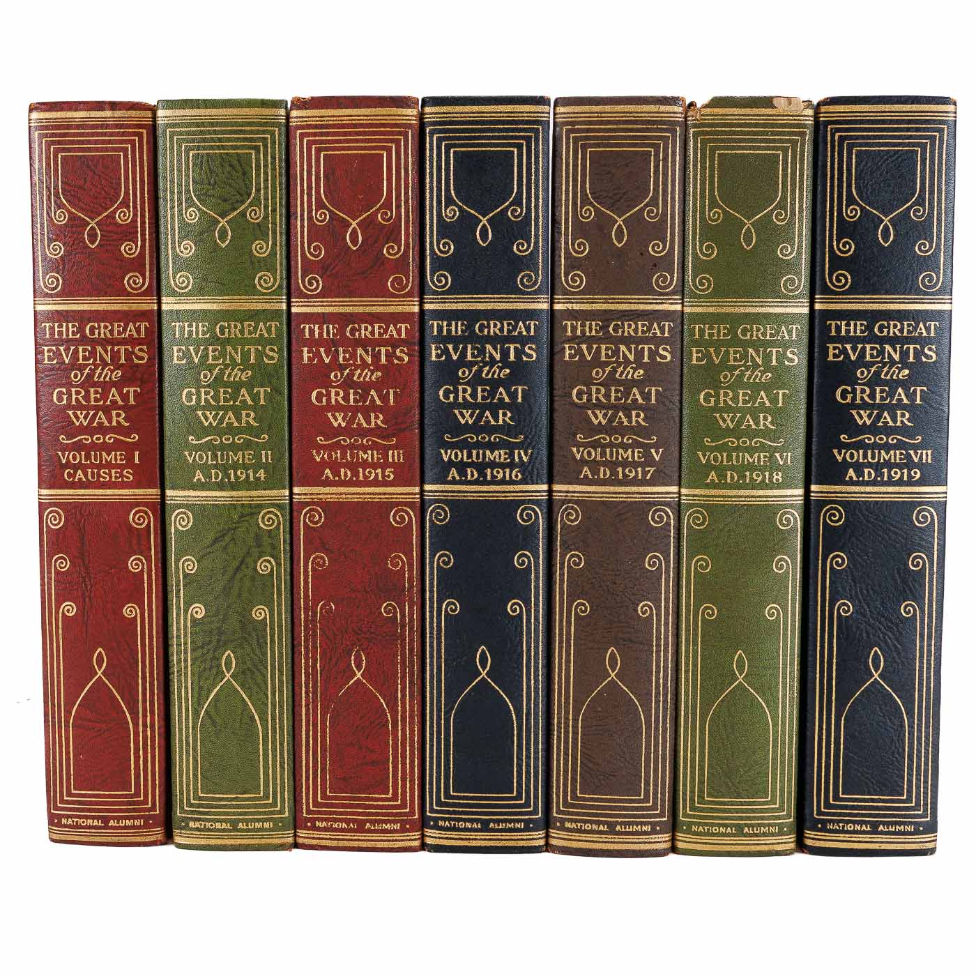 <center> Charles Horne <br><i> THE GREAT EVENTS OF THE GREAT WAR </i><br> 1923 Limited Edition <br> 7 Volume SET <p></center>