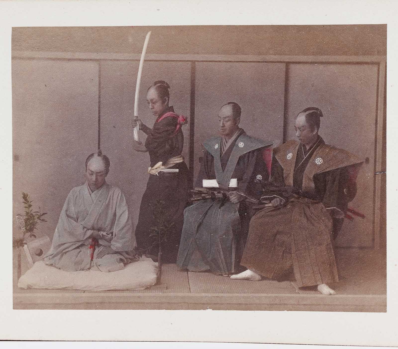 <center> JAPAN<p> Album of<i> HAND-COLORED</i><br> ALBUMEN PHOTOGRAPHS </center