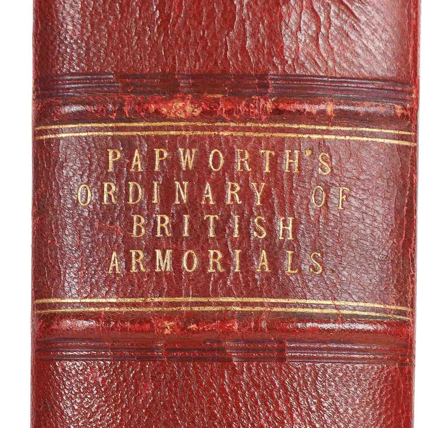 <center> PAPWORTH <br><i> Ordinary of British Armorials </i><br> 1874 </center>