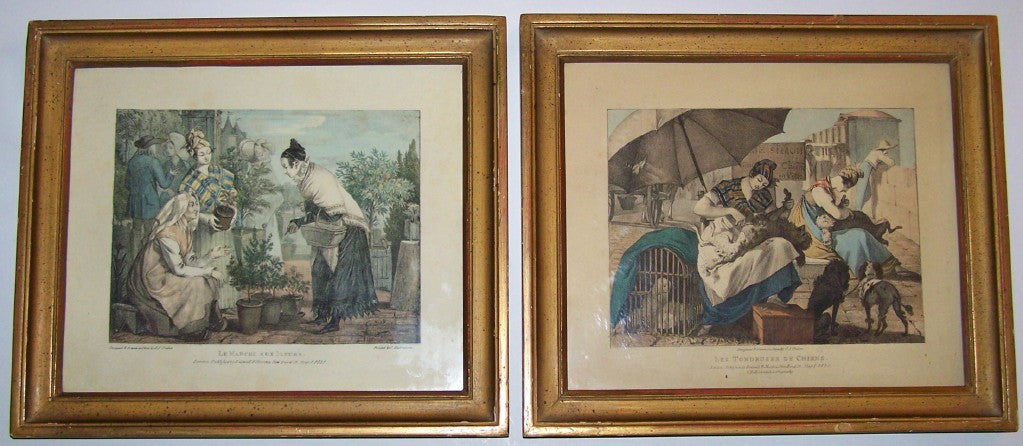 John James J.J. CHALON <p><i> Pair of Original Lithographs </i>